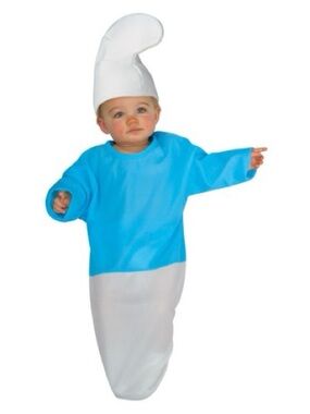 Rubie's Baby Smurf Costume - Blue and White